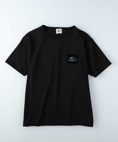 CAMP7 tシャツ 「CAMP7」刺繍ボックスロゴTシャツ レディース