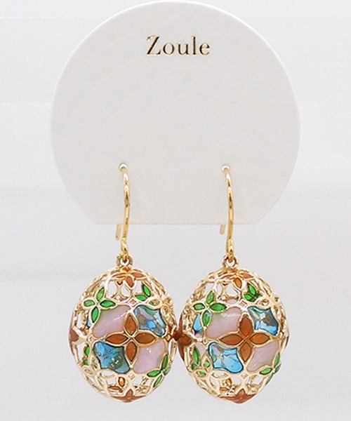 新品　Zoule ゾーラ ローズ rose 薔薇 バラ ピアス ゴールド line rose ピアス ：zoule（ゾーラ） - gargle online