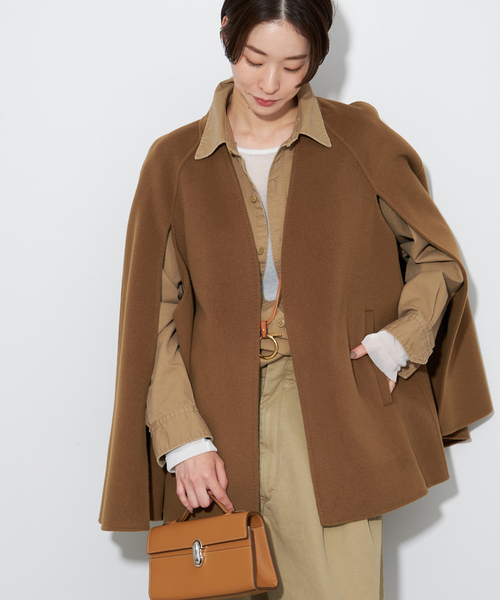 plageハミルトンケープコート plage アウター ハミルトン ケープコート レディース : ZOZOTOWN