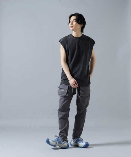 k ダンケシェーンメンズジョガーパンツ 楽天市場】LHP Dankeschon/ダンケシェーン/TC BLACK FLAP PANTS