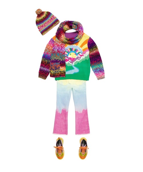 ステラマッカートニーのニット帽子 Stella McCartney ニット帽 ニットキャップ STELLA McCARTNEY