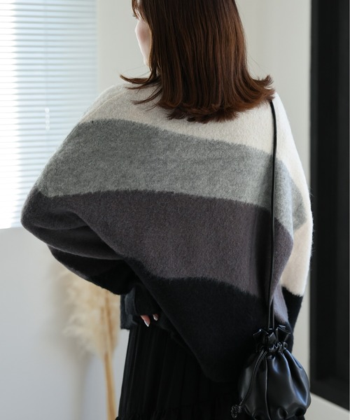 sakishimatokyo ニット セーター モヘアタッチグラデーション