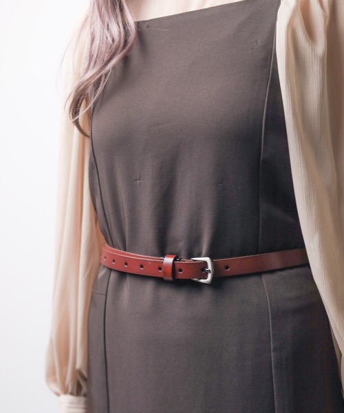 B.I.D. ベルト 「20mm」 ナローレザーベルト レディース メンズ