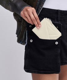 CHARLES ＆ KEITH 財布 Midori ミドリ ジオメトリックトップ