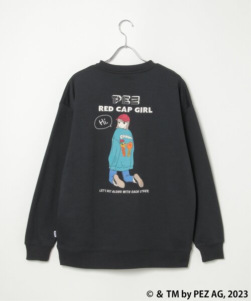 Re. スウェット RED CAP GIRL トレーナー スウェット PEZ×Red Cap Girl コラボ