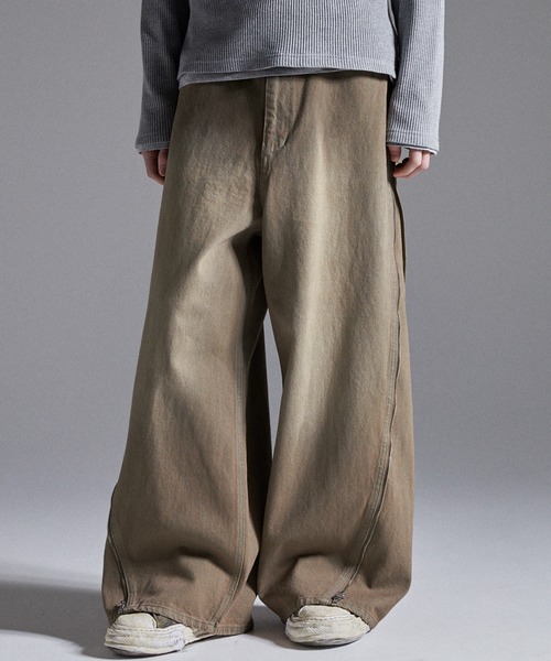 GRANCY ジーンズ 「GRANCY」ZipDesign Buggy DenimPants / ジップ