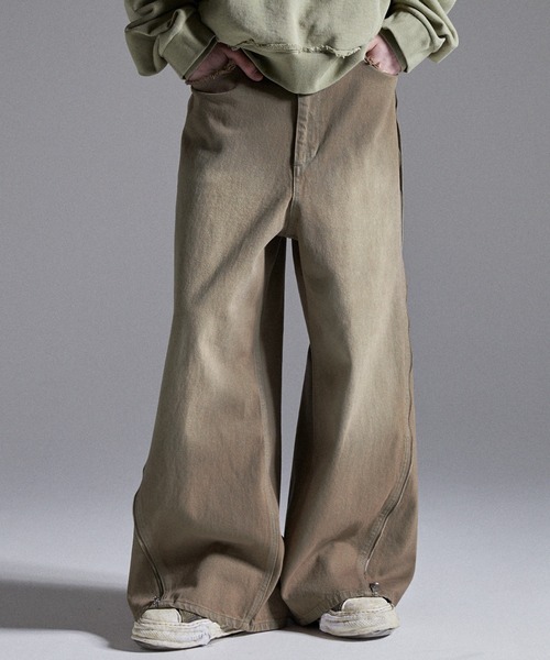 GRANCY ジーンズ 「GRANCY」ZipDesign Buggy DenimPants / ジップ