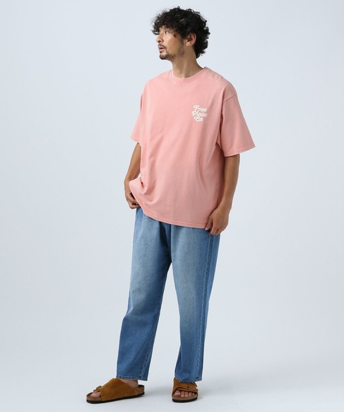 BAYFLOW tシャツ SUNSETバックプリント5分袖Tシャツ メンズ
