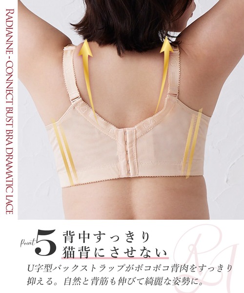 RADIANNE（ラディアンヌ） ブラジャー ショーツセット 「重いバスト