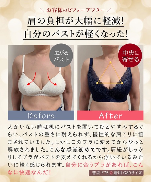 RADIANNE（ラディアンヌ） ブラジャー ショーツセット 「重いバスト