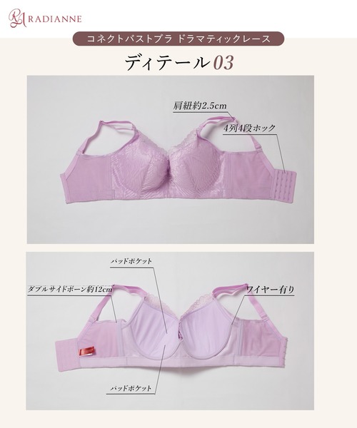 RADIANNE（ラディアンヌ） ブラジャー ショーツセット 「重いバスト