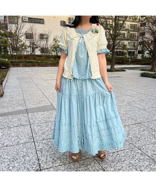 PINK HOUSE ブラウス シャツ 水玉プリントブラウス レディース