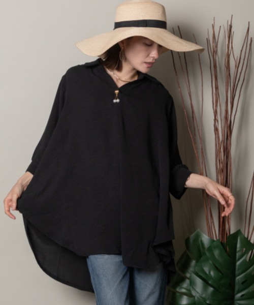 ゆるページ セール】【ZOZO限定】フラワージャガードブラウス（シャツ