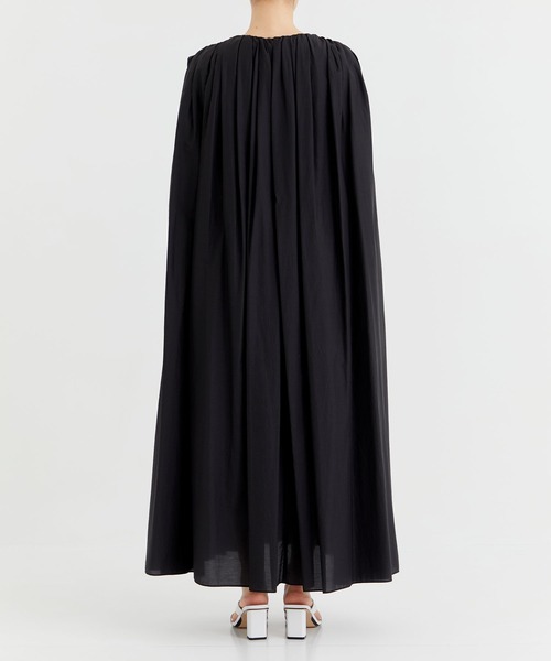 新品　ドメル　DOMELLE サテンドレス ブラックワンピース　　1 DOMELLE（ドメル） ワンピース 「DOMELLE/ドメル」別注 N/C TAFFETA
