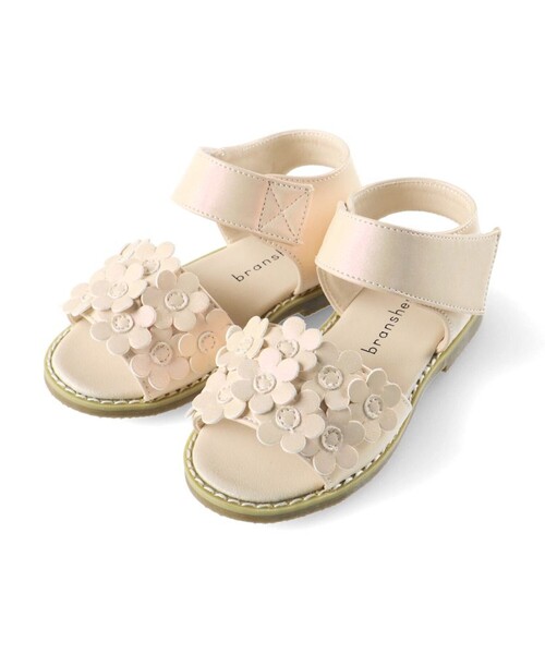 branshes（ブランシェス） サンダル フラワーモチーフサンダル キッズ
