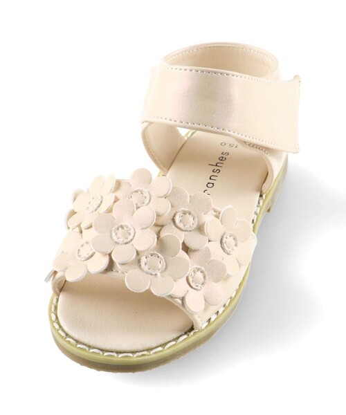 branshes（ブランシェス） サンダル フラワーモチーフサンダル キッズ