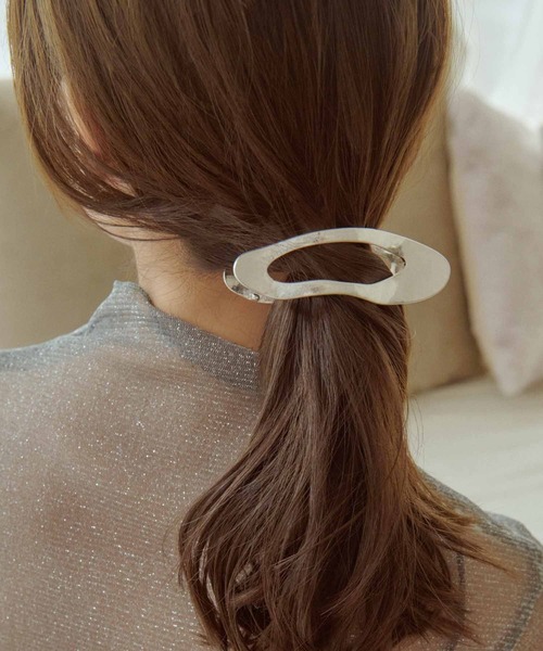GOLDY（ゴールディ） ヘアクリップ スィック ウェーブ ライン ヘアー