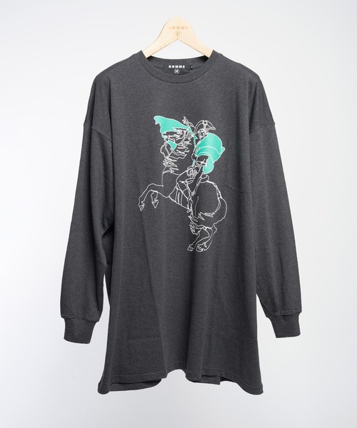 GOMME HOMME tシャツ 20/-天竺 ナポレオンロングT メンズ レディース 