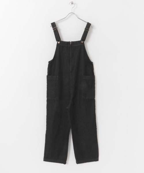 URBAN RESEARCH DOORS サロペット ブラック URBAN RESEARCH DOORS サロペット オーバーオール デニム