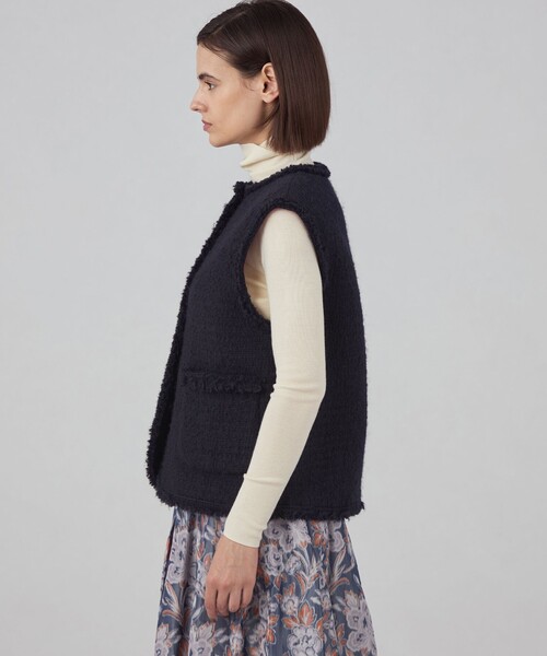 TOMORROWLAND collection ベスト ジレ ブークレーファンシー クルー