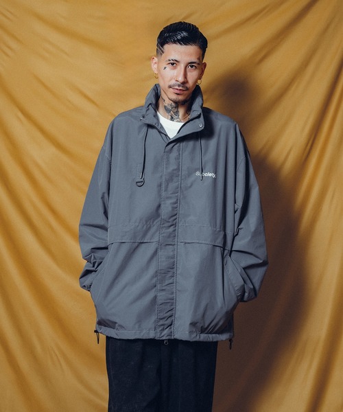 Subciety 黒 ナイロンジャケット フード付き 4ポケット セール】Nylon puff hooded jkt（ナイロンジャケット）｜Subciety