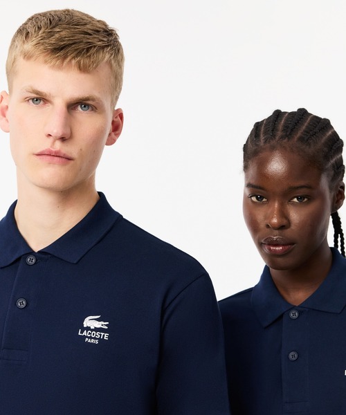 独特な LACOSTE ポロシャツ プリンテッドL.12.12 半袖ポロシャツ メンズ トップス