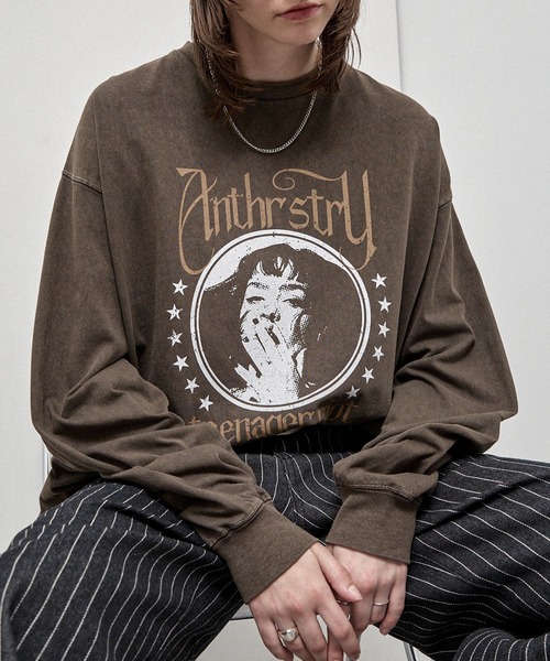 tシャツ 「Alfred Alex」ヴィンテージメイクデザイン ビッグピグメント