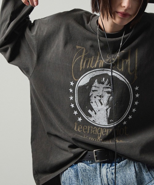 tシャツ 「Alfred Alex」ヴィンテージメイクデザイン ビッグピグメント