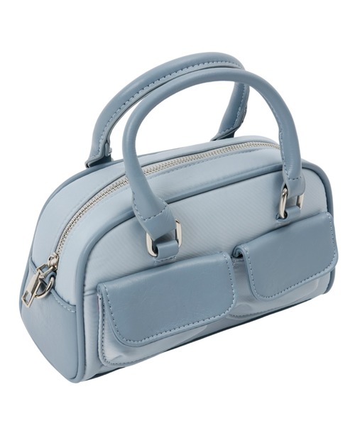 Ada. ショルダーバッグ バッグ 2WAY 異素材ドッキングミニボストン