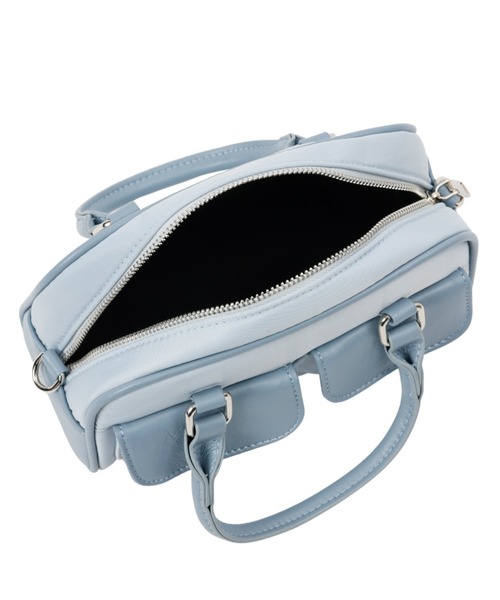 Ada. ショルダーバッグ バッグ 2WAY 異素材ドッキングミニボストン