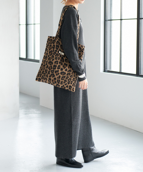 Spick＆Span ワンピース 「追加」ヘンリーネックリブニット