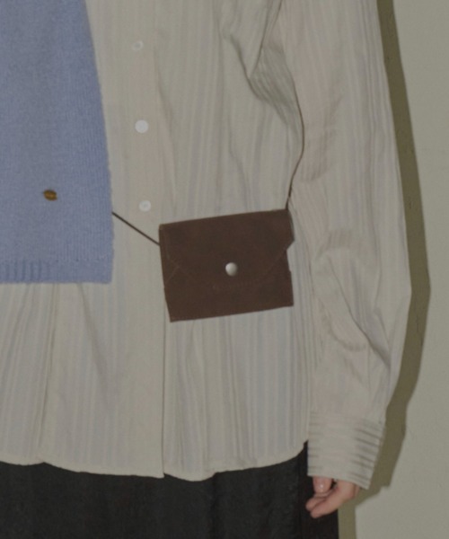 GIUNON ショルダーバッグ バッグ 4way suede mini pouch