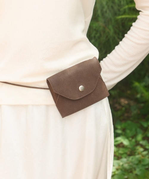 GIUNON ショルダーバッグ バッグ 4way suede mini pouch / 4way