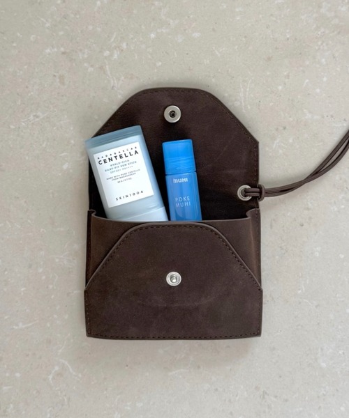 GIUNON ショルダーバッグ バッグ 4way suede mini pouch / 4way 