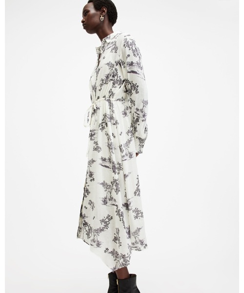 ワンピース Monotone Floral Slit Sleeve Dress/S Her lip to on X: 