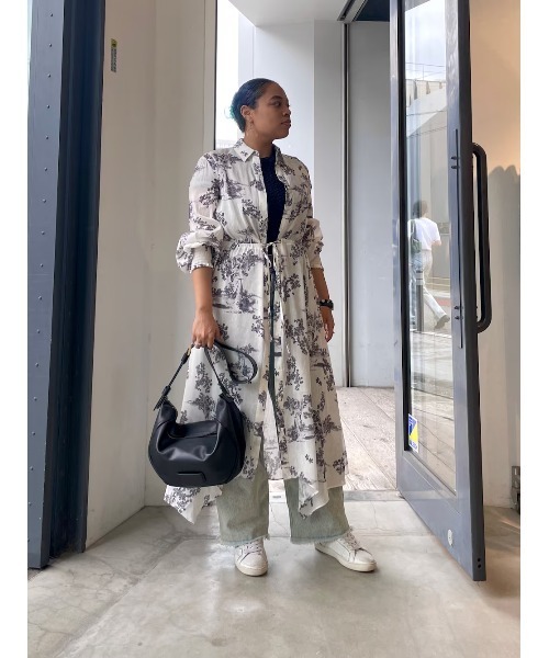 ALLSAINTS フローラルプリント ワンピース ALLSAINTS ワンピース SAFFRON KORA FLORAL PRINT MIDI DRESS