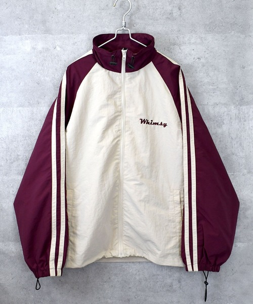 ナイロンジャケット front embroidery raglan sleeves nylon
