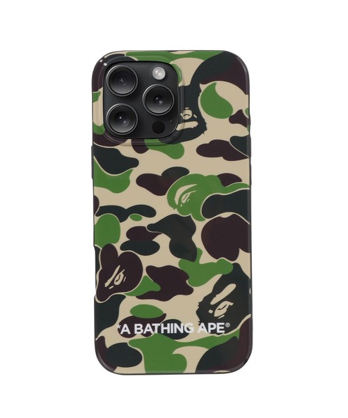 A BATHING APE スマホケース ABC CAMO iPhone16 PRO MAX CASE