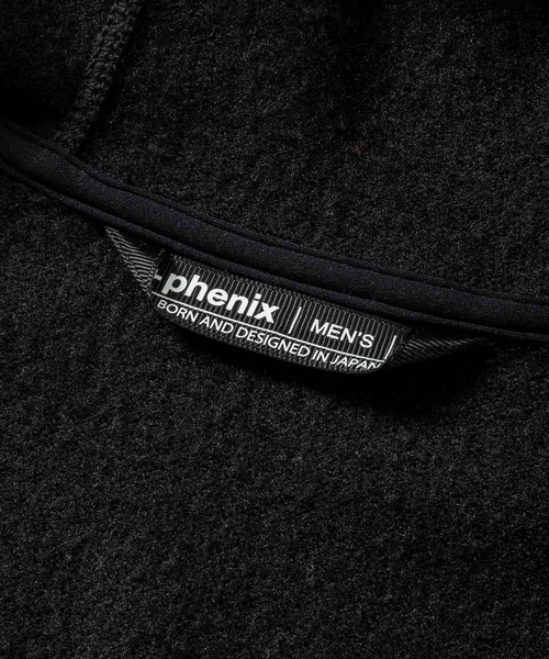 phenix（プラスフェニックス） パーカー MELANGE FLEECE ZIP UP HOODY