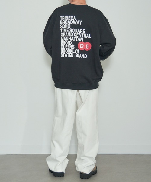 MAISON CLUB トレーナー スウェット 「MAISON CLUB」METRO LOGO