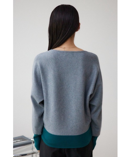 AZUL BY MOUSSY（アズールバイマウジー） ニット セーター バイカラー