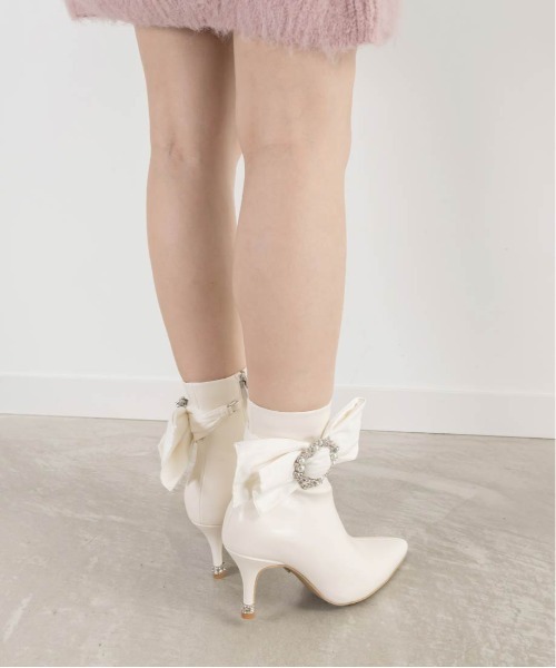 Rちゃん　riu リボン付きショートブーツ Ribbon short boots – Riu