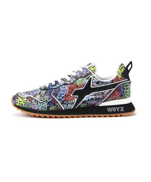 W6YZ(シューズ) スニーカー W6YZ/ウィズ/JET-M/総柄スニーカー メンズ 