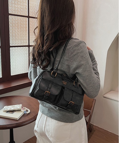 FREE STYLISTS ショルダーバッグ バッグ Y2K レトロ バックルデザイン