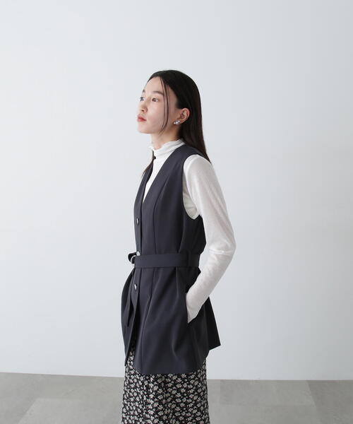 N.Natural Beauty Basic ベスト ジレ 「セットアップ対応