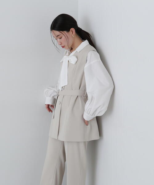 N.Natural Beauty Basic ベスト ジレ 「セットアップ対応