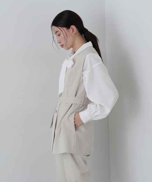 N.Natural Beauty Basic ベスト ジレ 「セットアップ対応