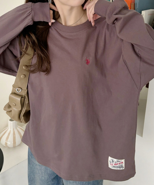 U.S. POLO ASSN.（ユーエスポロアッスン） tシャツ 裾タグ 袖口リブ