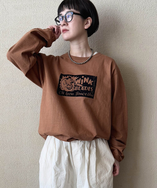 tシャツ 「Goodwear」FROCKY PRINT TEE レディース goodwear t シャツ