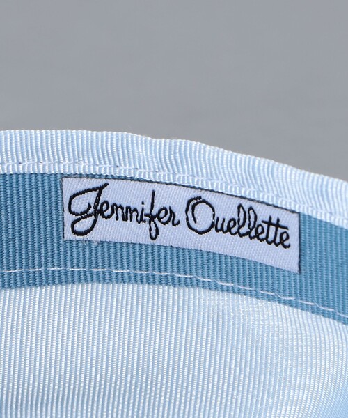 Jennifer Ouellette ヘアバンド ネイビー/ベージュ Jennifer Ouellette×Complex Biz ラメリボンボウ フレキシ